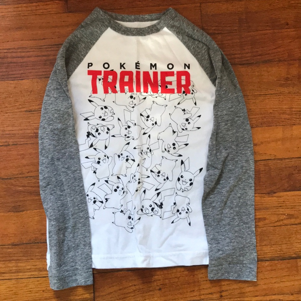 NWOT pokemon long sleeve baseball tee